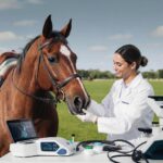 Veterinarias cordobesas aplican biotecnología reproductiva para recuperar la genética del legendario caballo de polo Pucará en un laboratorio de Río Cuarto.