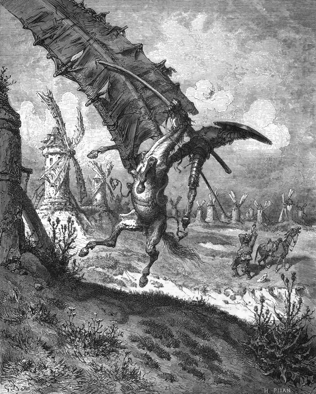 Don Quijote ante la máquina moderna